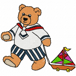 Teddy Embroidery Design 3